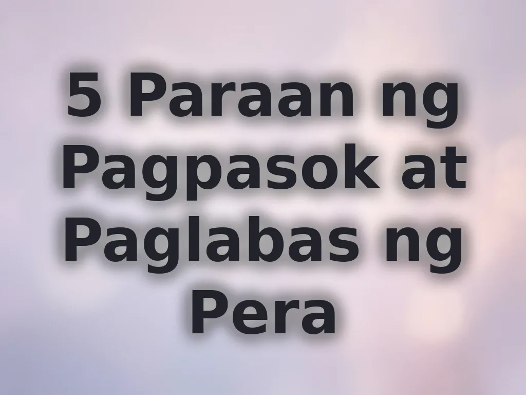 Mga paraan ng pagbabayad sa casino